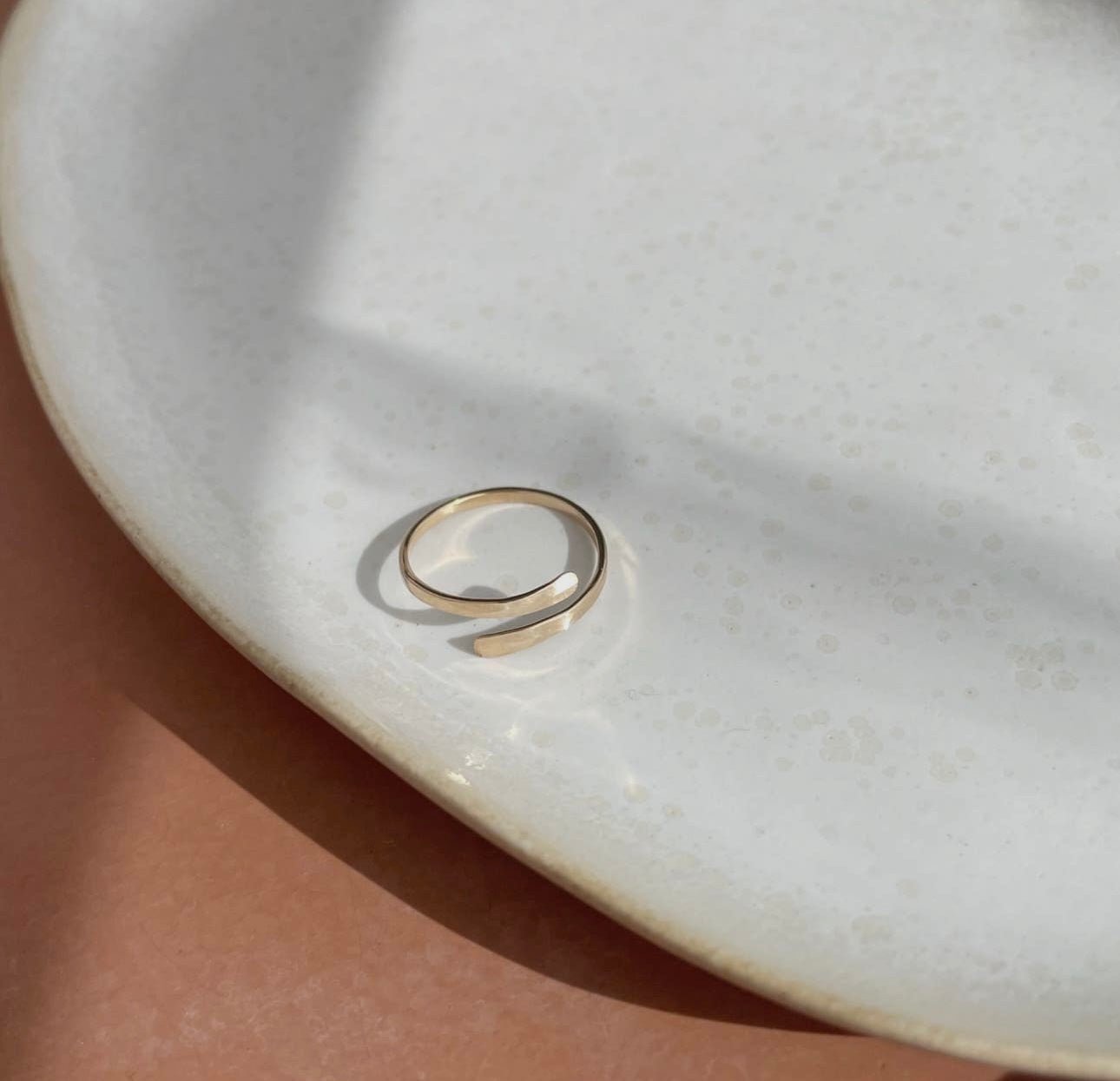 Coil Ring | 14K Gold Fill | Hypoallergenic, Waterproof and Tarnish-Resistant - Wellaine