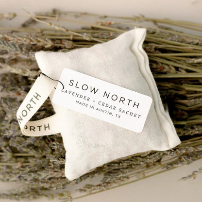Natural Scented Sachet Pouch with Organic Lavender Buds and Cedar Chips | Wellaine