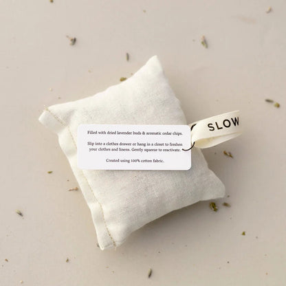 Eco-Friendly Lavender and Cedar Aromatherapy Sachet Pouch | Freshen Linens and Spaces Naturally | Wellaine