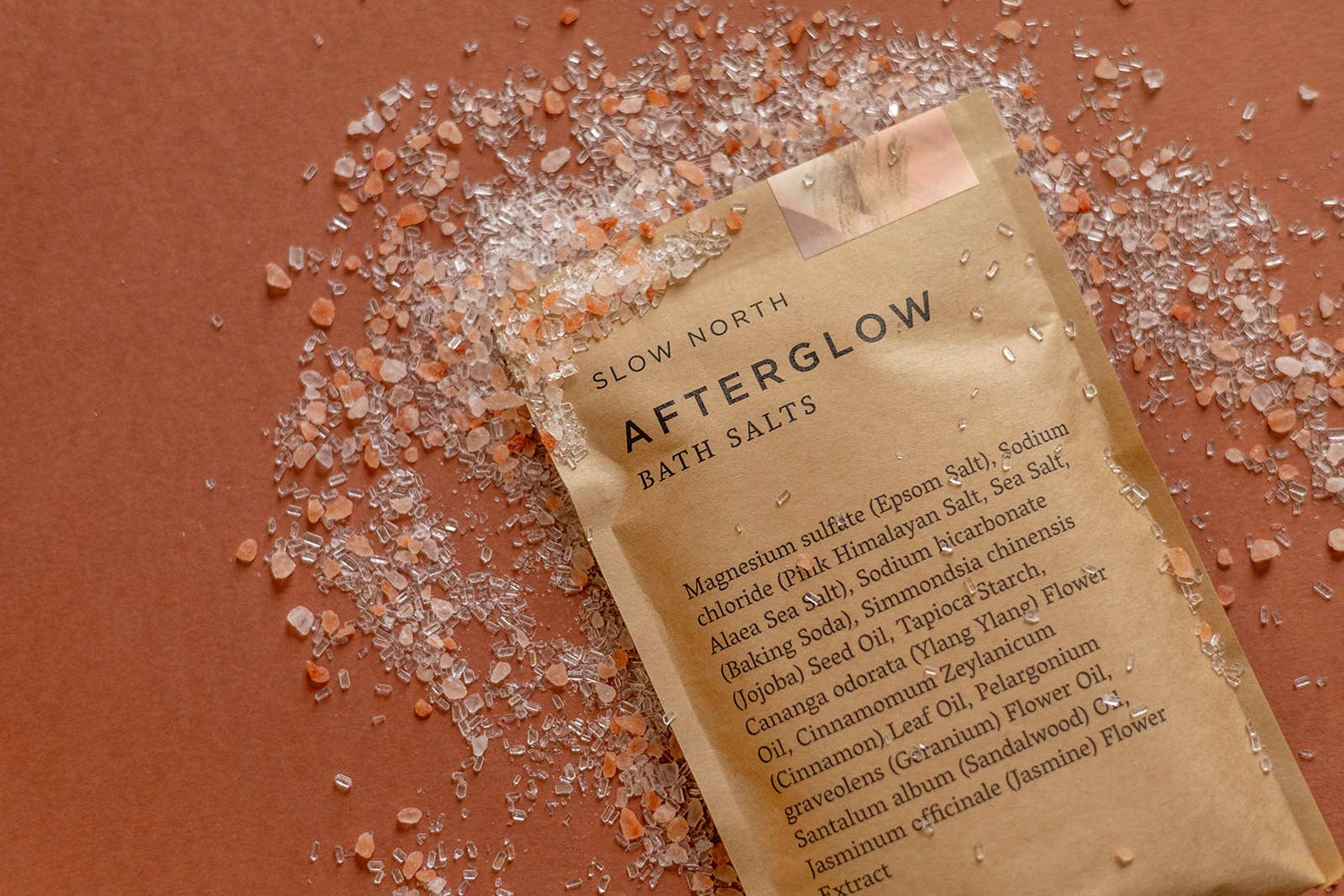 Single Bath Salt Packet | Afterglow | Therapeutic Water Infusion Slow North Default Title Wellaine