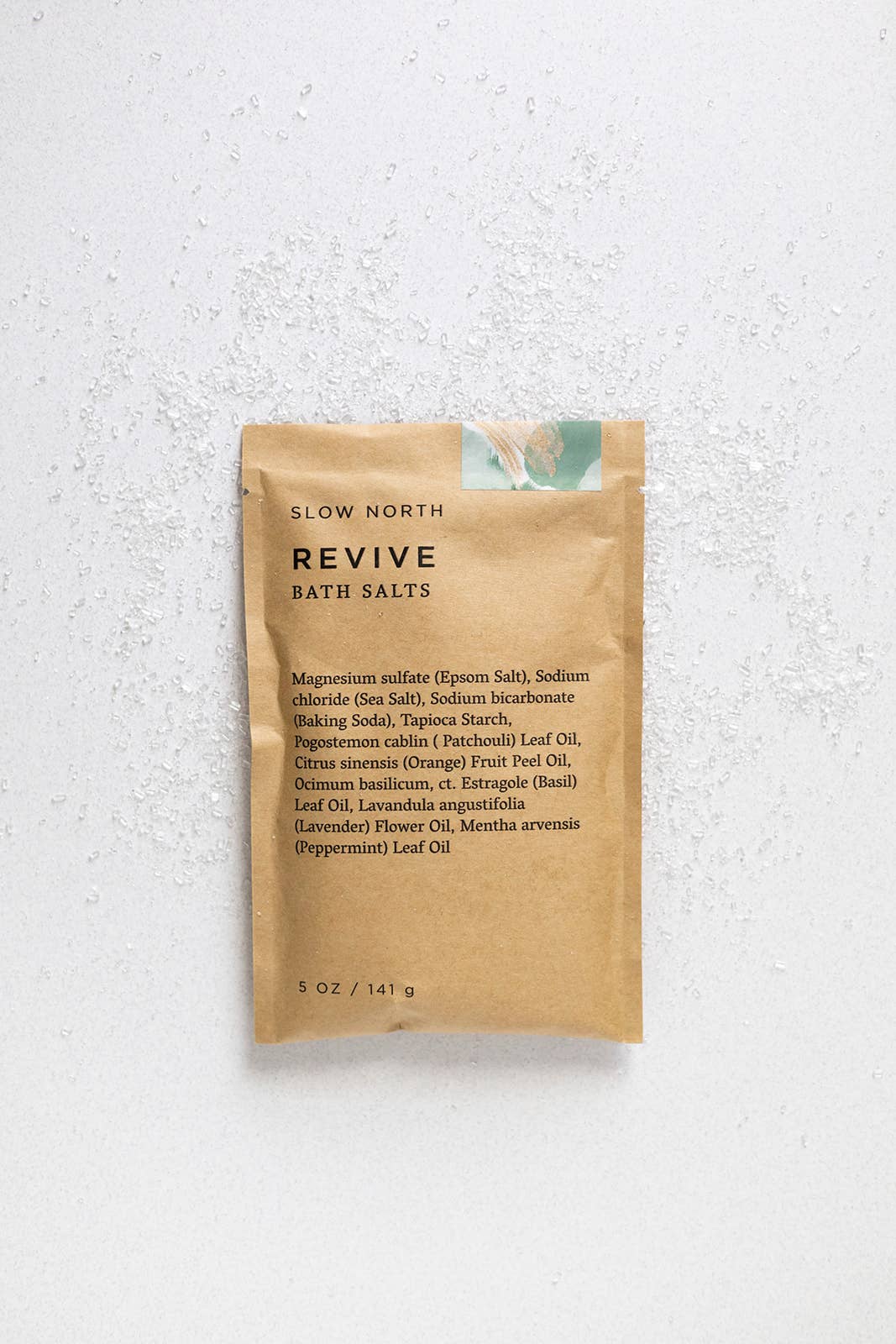Single Bath Salt Packet | Revive | Rejuvenating Water Infusion - Wellaine